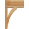 Ekena Millwork Thorton Block Rough Sawn Outlooker, Western Red Cedar, 8"W x 16"D x 24"H OUT08X16X24THR05RWR - alternate 2